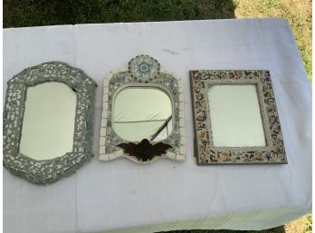 Mosaic Wall Mirrors (3)