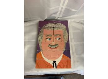 Unusual Captain Kangaroo Puzzle Toy