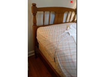 Solid Oak Twin Bed Frame