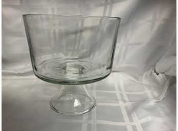 Heavy Glass Trifle Bowl