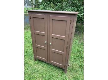 Painted Wood Cabinet