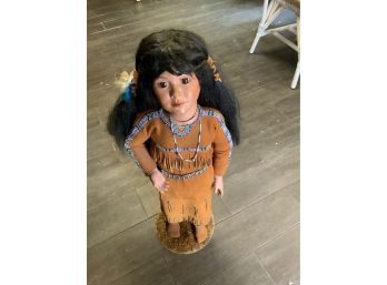 Large Native American Figure