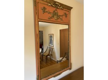 A Vintage Gilt Gold Empire Style Mirror