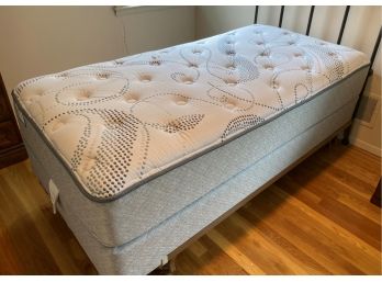 Sealy  Cushion Firm Twin Mattress & Box Spring