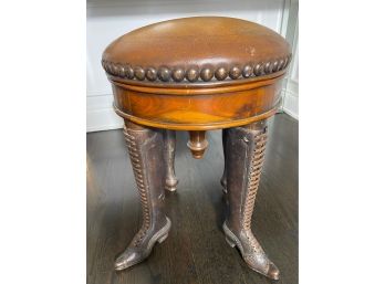 Heavy Vintage Boot Stool - Purchased From Lillian August