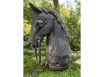 Vintage Metal Horse Head