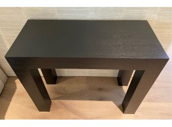 Black Wood Parsons Console