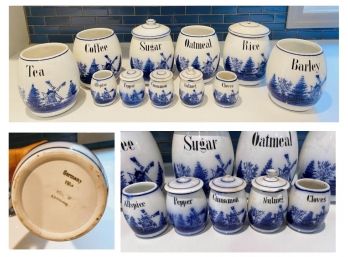 Vintage German Kitchen Canisters