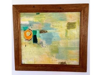 Mid Century Signed Abstract