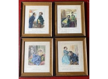 Set Of 4 Vintage Prints