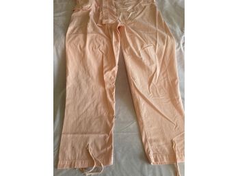 Pair Vintage Womans Cotton Overalls