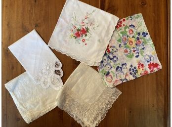 Vintage Scarves With Flowers