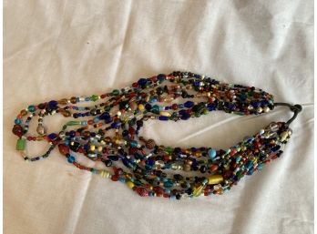 Multi Strand Beaded Necklace