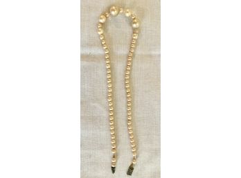 17 Inch Pearl(?) Necklace Not Sure If They Are Genuine