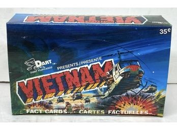 1988 Factory Sealed Box  Dart Vietnam Fact Trading Cards 48 Packs