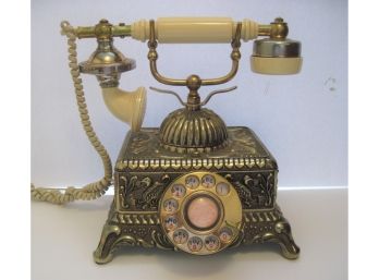 Vintage Majestic French Victorian Style Working Rotary Telephone