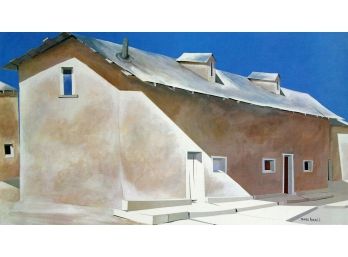 James Harril Signed Lithograph Titled 'Truchas House'