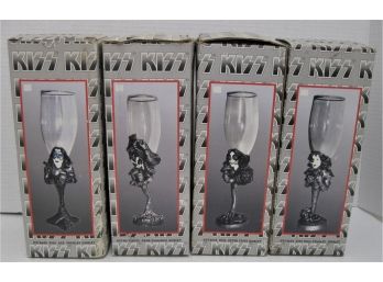 Full Set 1998 'KISS' Wine Goblets