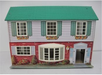 VINTAGE ERINE TIN TOY WOLVERINE 2 STORY DOLLHOUSE