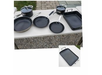 7 Pc. LE CREUSET Nonstick Cookware