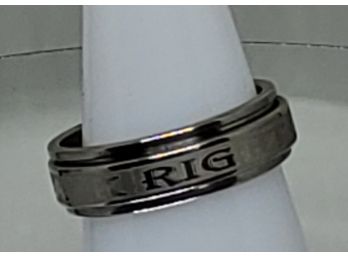 Stainless Steel Band With Spinning Center