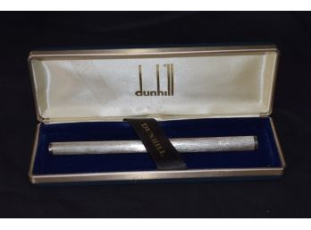 Dunhill Sterling Germany Pen Malachite Accent Topper With Original Case 5.25' 11.2 Dwt