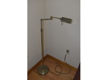 Floor Lamp Adjustable With Dimmer Floor Switch 45'to58' Tall NEEDS BULB