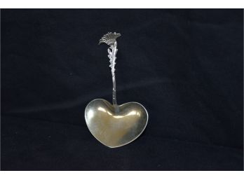 Tiffany Sterling Heart Bonbon Thistle Spoon 'M Tiffany & Co Sterling 798' 9.8 Dwt (grams 15.3) Rare