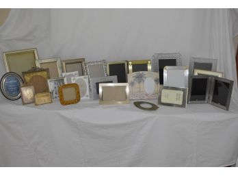 Frames Collection Waterford Crystal, Irish China, Silver Plate, Antique And Others 4'x2.75' To 9.5'x11.5'