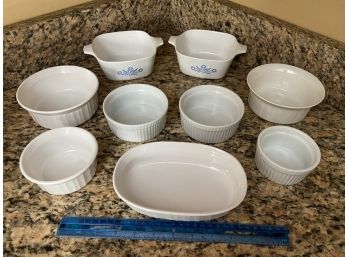 Corning Ware Dishes With Lids And Ramekins