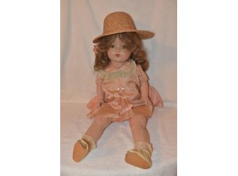 Salmon Dress Doll Sleep Closing Eyes 8'x23'