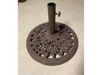 Wrought Iron Umbrella Stand 17.75'