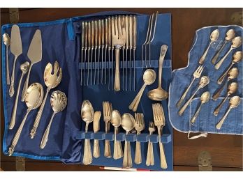 93 Piece Gorham Electro Plated Silver Flatware