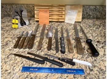 Chicago Cutlery Knife Set Knife Sharpener