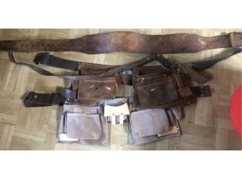 Three Leather Belts