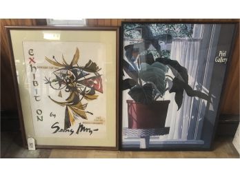 Two Framed Museum Posters