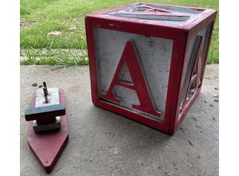 Wooden Block And Boat