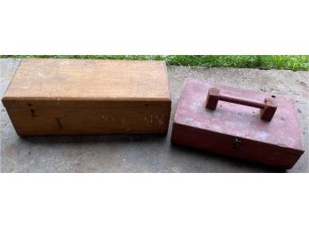 Two Wooden Boxes