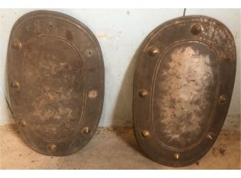 Two Metal Shields