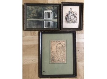 Three Framed Items