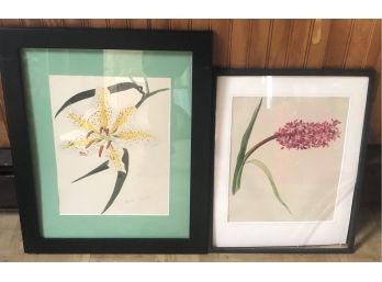 Two Framed Lithographs