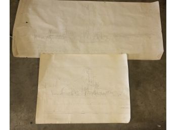 Two Ship Blue Prints