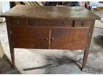 Three Drawer Two Door Desk