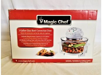 Magic Chef 3 Gallon Glass Bowl Convection Oven Model #EWGC12W3