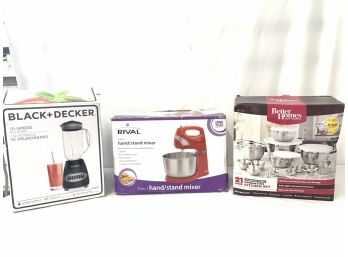 Brand New Kitchen Appliances With Mix And Measure Set