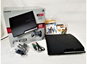 PlayStation Three Console 320GB/gO With Box & Accessories