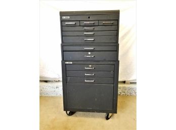 US General Three  Tier Eleven Draw Rolling Tool Chest