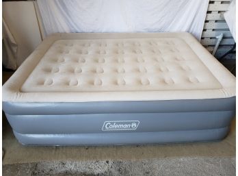 Coleman Elite Double High Queen Size Airbed With Built-in Electric Pump