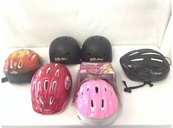 Six Bike And Skateboard Helmets