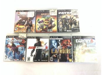 Seven Playstation Three PS3 Games: Pay Day, Just Cause II, Far Cry III & More